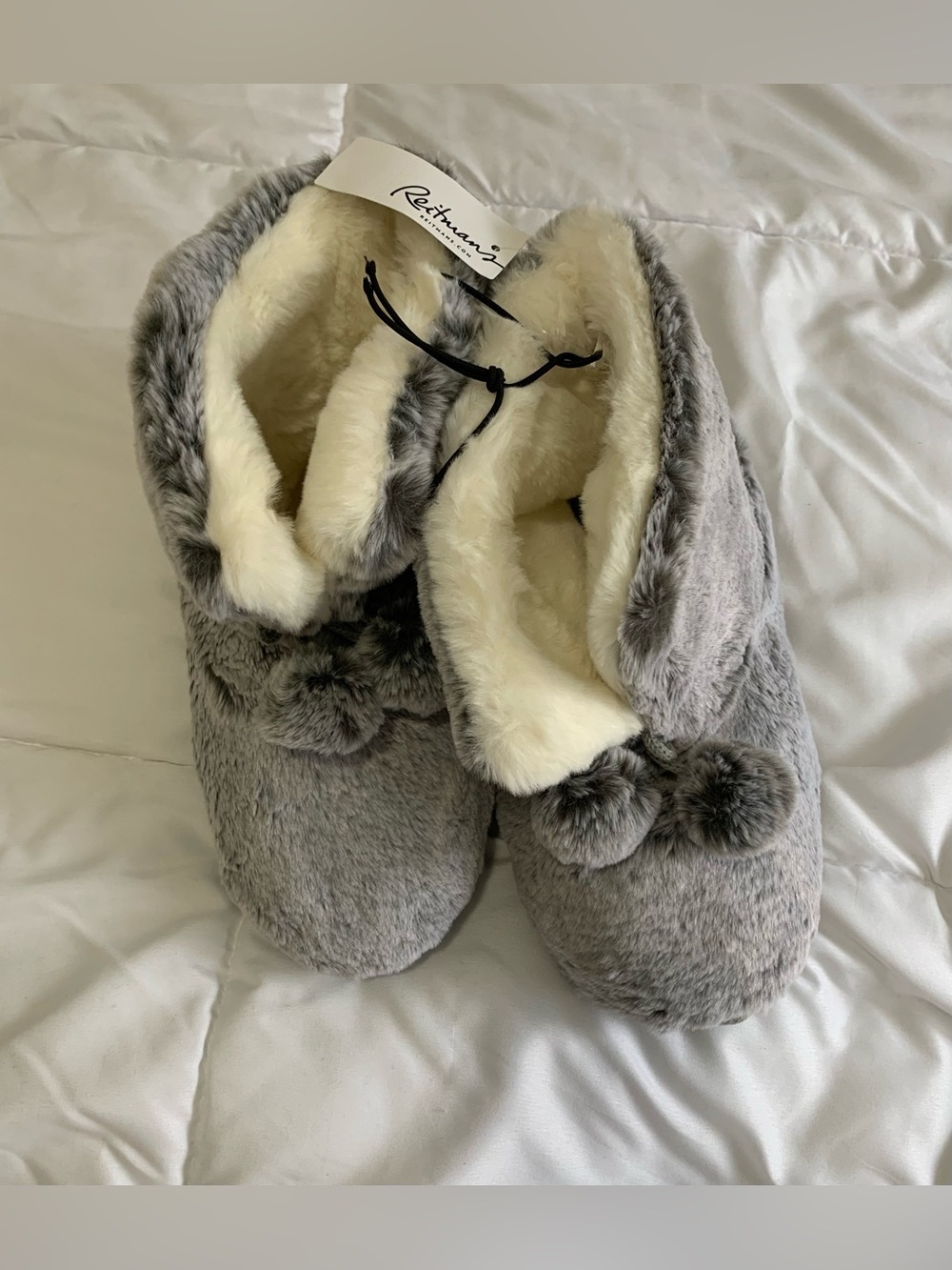New Reitmans Boot Slippers Size L